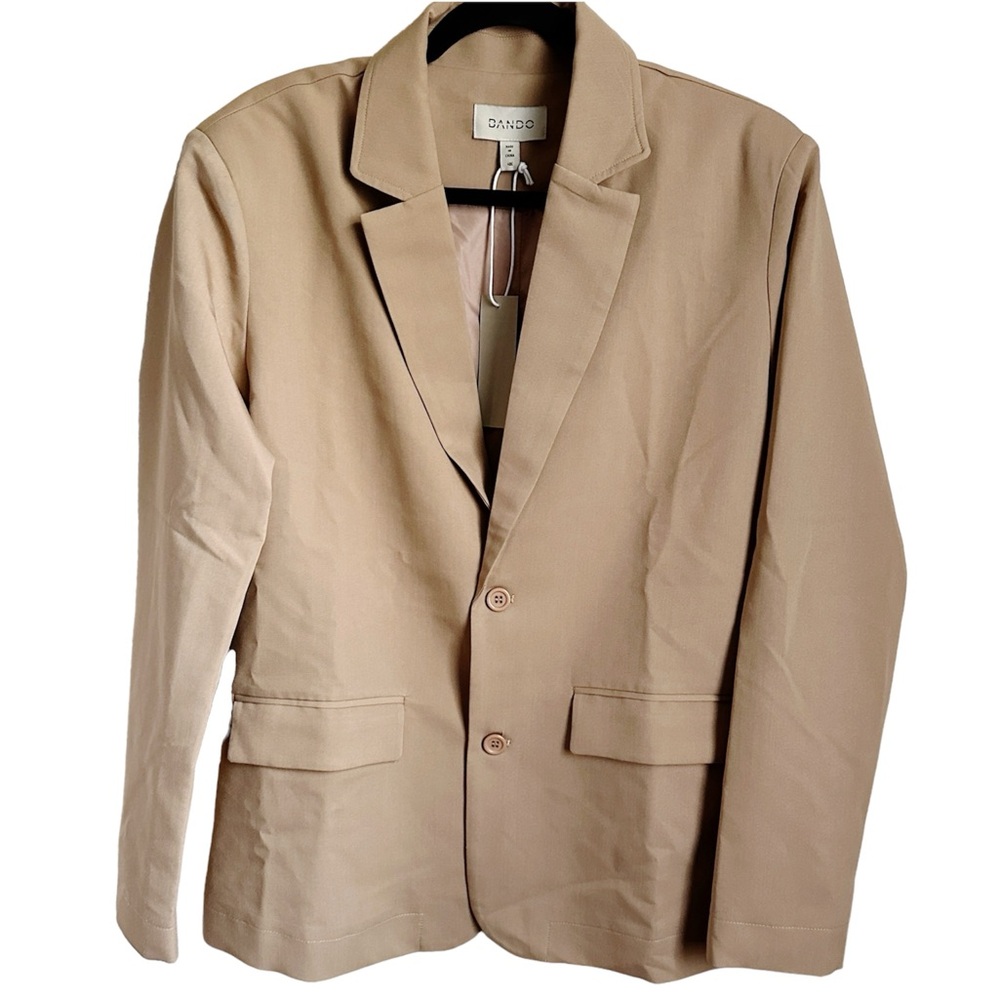 NWT Dando Tan Blazer Sz 40 C Two Buttons‎